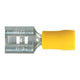 Narva Crimp Terminal Female Blade Yellow Terminal Entry 9.5 x 1.2mm Vinyl 100Pk 56140