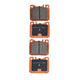 RDA BRAKES RDA GP Max General Purpose Low Metallic Brake Pad Set RDB95