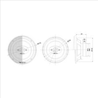 NAKAMICHI 6.5"" 2-way coaxial Speaker