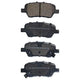 RDA GP MAX LOW METALLIC BRAKE PAD SET HONDA RDB2031