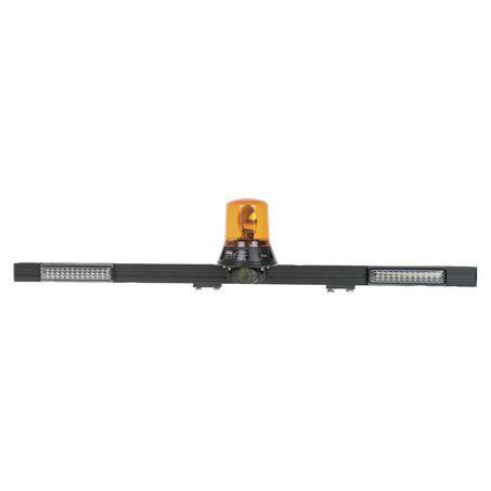 OEX LED Halogen Combo Beacon / Strobe Amber 12V Permanent Mount MBX20005