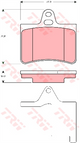 TRW Brake Pad Set (DB2017)