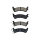 RDA BRAKES RDA GP Max General Purpose Low Metallic Brake Pad Set RDB7502A