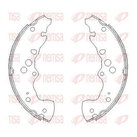 Remsa BRAKE SHOE REAR SUZ GRAND VITARA TX92 2.7L