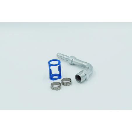Burgaflex Steel Fitting # 8 MIOR - Reduced Burgaclip #8 90° SCX1822
