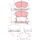 TRW DTEC Brake Pad Set (DB1286)