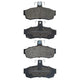RDA BRAKES RDA GP Max General Purpose Low Metallic Brake Pad Set RDB1095