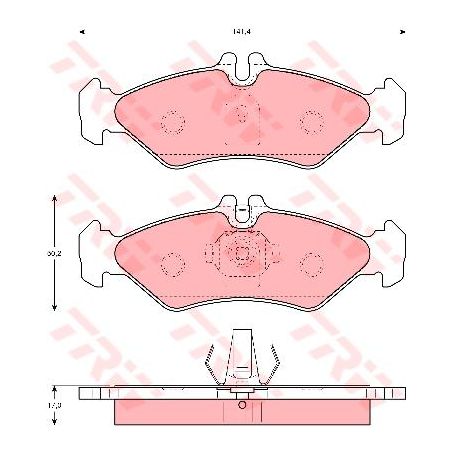 TRW Brake Pad Set