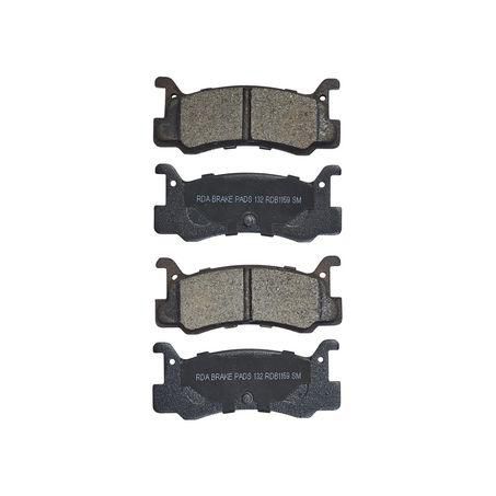 RDA GP MAX LOW METALLIC BRAKE PAD SET DAIHATSU FORD MAZDA RDB1159