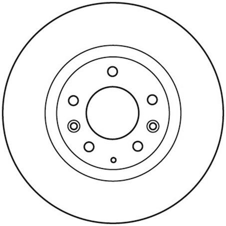 TRW Disc Brake Rotor 303mm x 22 Min