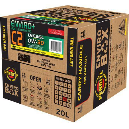 Enviro+ C2 0W-30 Engine Oil Enviro Box 20L EPLUSC2020BOX
