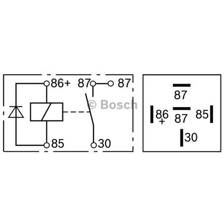 BOSCH RELAY 24V 20 AMP 5 TERM N/O