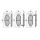 RDA GP MAX LOW METALLIC BRAKE PAD SET NISSAN RDB1927