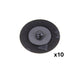 3M PRODUCTS Sanding Pads 50mm (Pack of 10) 745500-10