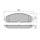 RDA BRAKES RDA Phantom Ceramic Brake Pad Set RDC2080