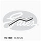 Gates Radiator Hose Upper 05-1908