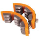 MASTERCOOL Die Set #10 Reduced Orange To Suit TOX71500 (Hydra-Krimp) TOX71506