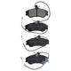 RDA BRAKES RDA GP Max General Purpose Low Metallic Brake Pad Set RDB2066