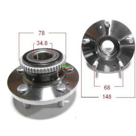 SAS AUTO PARTS SAS Wheel Hub HA5047A