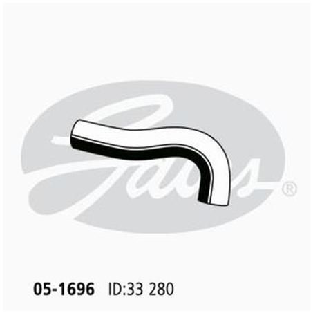 Gates Radiator Hose Upper 05-1696