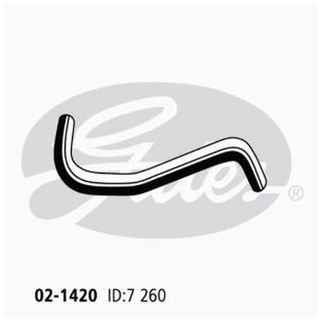 Gates Moulded Heater Hose 02-1420