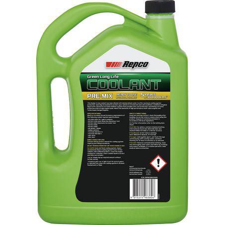 Repco Green Coolant Pre-Mix 5L RPREGREEN05