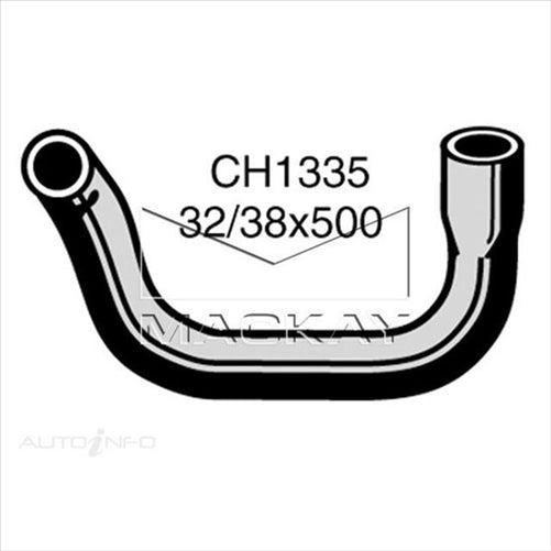 MACKAY Radiator Lower Hose  - TOYOTA T18 TE72R - 1.8L PETROL - Man & Atm