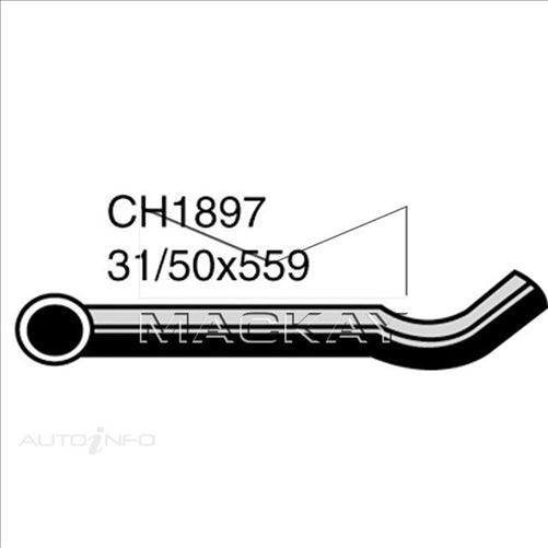 MACKAY Radiator Lower Hose Front - SAAB 900 . - 2.0L I4 Turbo PETROL - Manual