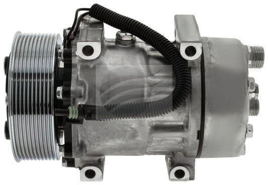 SANDEN COMPRESSOR EAGLE TRUCK SD7H15 24V 10PV 125MM HOR KG HEAD CM8403