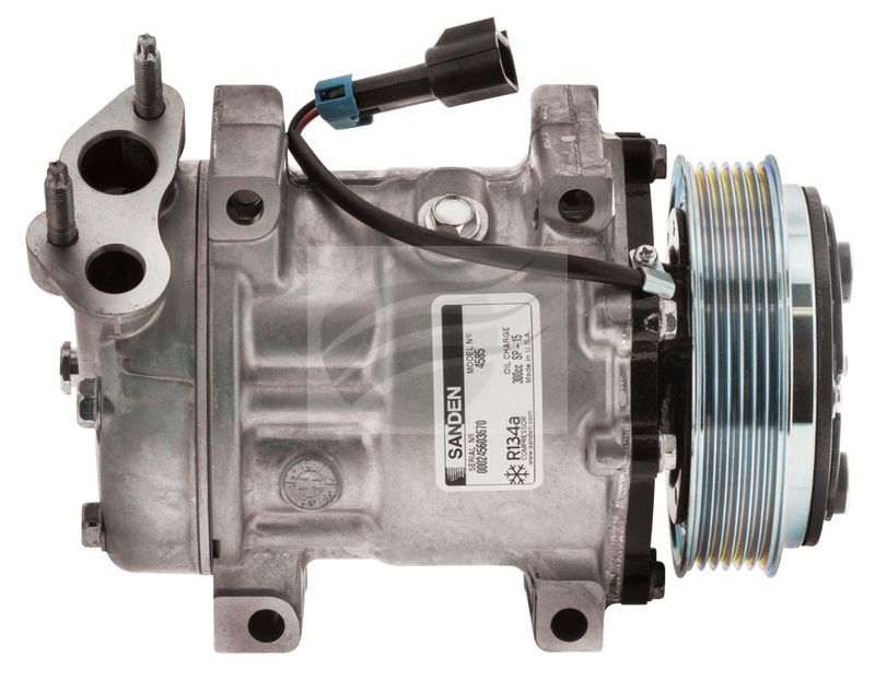SANDEN COMPRESSOR INTERNATIONAL TRUCK SD7H15 12V 6PV 119MM VPAD CM8585