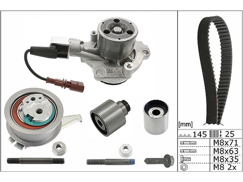 Audi VW SKODA WATER PUMP & TIMING BELT KIT 530 0650 30