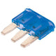 OEX Micro 3 Blade Fuse 15A Blue 10Pce