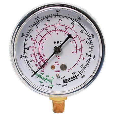 OEX R134a Gauge Low Side Blue