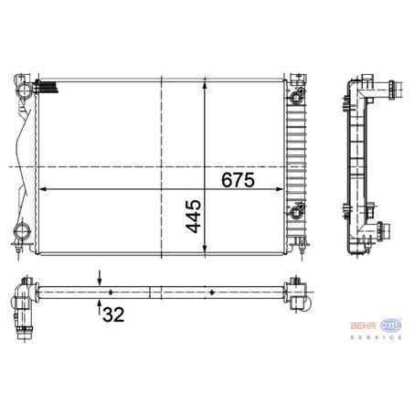 Mahle Radiator OE Quality CR790000S