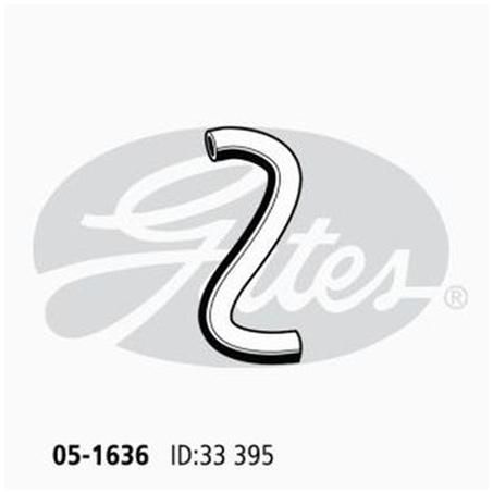 Gates Radiator Hose Upper 05-1636