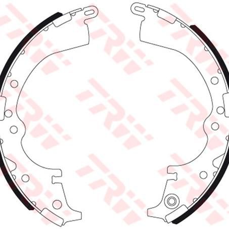 TRW Brake Shoe 254mm x 51.5mm