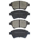 RDA BRAKES RDA GP Max General Purpose Low Metallic Brake Pad Set RDB2101