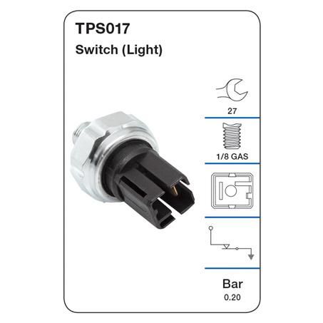 TRIDON OIL PRESSURE SWITCH (LIGHT)