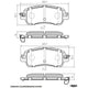 RDA GP Max General Purpose Low Metallic  Front Brake Pad Set