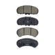 RDA GP MAX LOW METALLIC BRAKE PAD SET FORD HOLDEN TOYOTA RDB1045