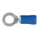 Narva Crimp Terminal Ring Blue Terminal Entry 6.3mm Vinyl 100 Pce