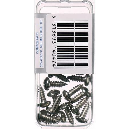 CHAMPION AUTO PARTS Champion Self Tapping Pan Head Screw Pack 8G x 1in. CSP16