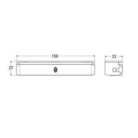 HELLA 12V LED Daytime Running Light Rectangle 5636