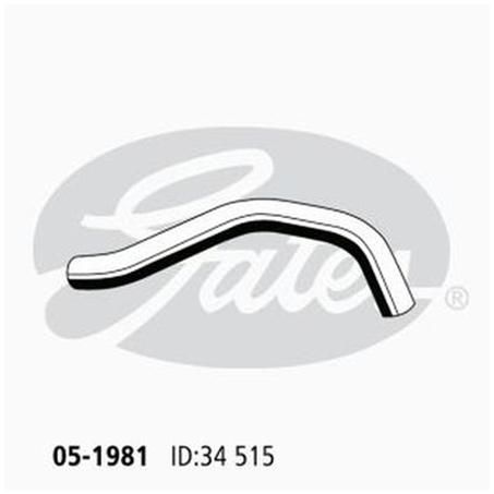 Gates Radiator Hose Lower 05-1981