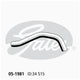 Gates Radiator Hose Lower 05-1981