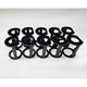 BURGAF Burgaclip Clipholder - Black #10 Kit 10pack 8769-10-BLK-K