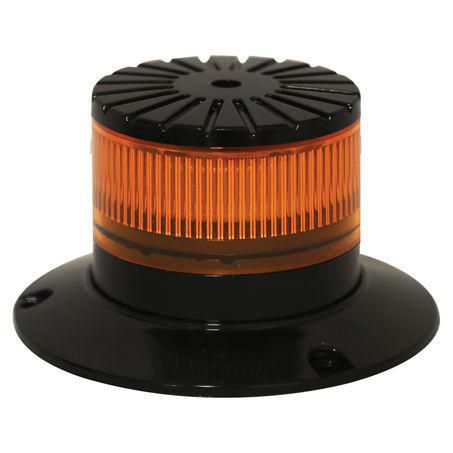 ECCO LED Beacon Amber 12/24V Low profile Permanent mount Class 2 EB7260A