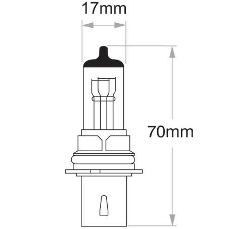 PHILIPS HB1 Globe 12V 65/45W Plus 30 - 1 Pce 9004PRB1