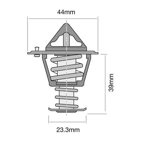 Tridon Thermostat 44mm - 82 Degrees C TT327-180