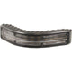 Ecco Amber LED warning lamp, 90 deg Corner mount clear lens ED5100CA